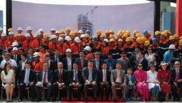 大使與蒙古總理共同出席蒙古之金公司水泥廠項目竣工儀式